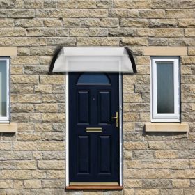 HT-100 X 96cm Household Application Door & Window Rain Cover Eaves Black Holder (Option: defaulttitle)